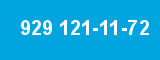 929 121-11-72 929 121-11-72
